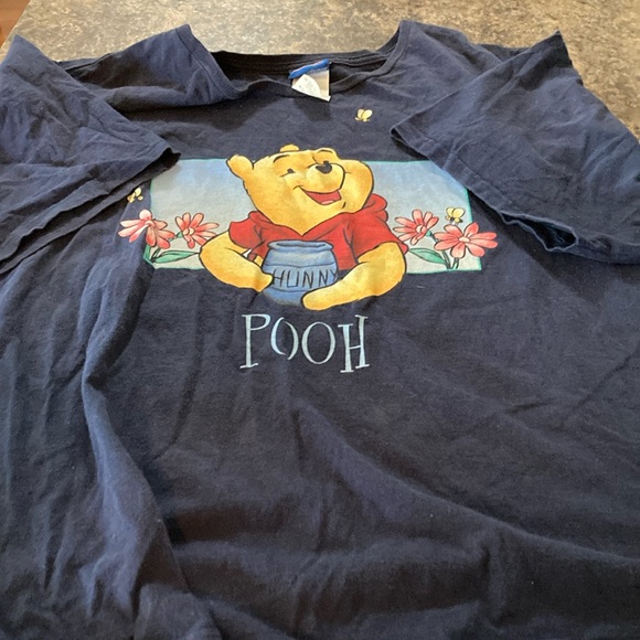 3X Pooh tee with front and back graphics - Picture 1 of 4